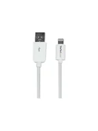 Kable USB - StarTech Kabel USB1 m LIGHTNING TO USB CABLE - USBLT1MW - miniaturka - grafika 1
