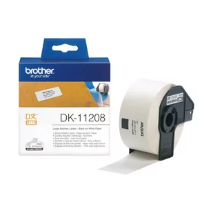 Brother Etykiety Papier do P-touch DK11208 38x90mm 400szt BROTAS30310 - Etykiety do drukarek - miniaturka - grafika 4