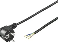 Kable komputerowe i do monitorów - PremiumCord PREMIUMCORD Kabel Flexo síťový třížilový 230V s úhlovou vidlicí 2m černá - miniaturka - grafika 1