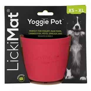 LICKIMAT Yoggie Pot różowy - Miski dla psów - miniaturka - grafika 2