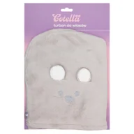 Pozostałe akcesoria do kąpieli i SPA - Cotella Turban Królik Szary, 1 sztuka - miniaturka - grafika 1