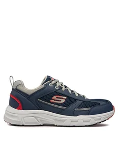 Skechers Trekkingi Verketta 51898/NVGY Granatowy - Buty trekkingowe męskie - miniaturka - grafika 1