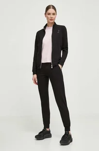 EA7 Emporio Armani dres damski kolor czarny - Dresy damskie - miniaturka - grafika 1