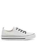 Buty dla dziewczynek - DeeZee Trampki CSS20377-13 Biały - miniaturka - grafika 1