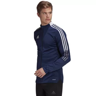 Adidas, Bluza męska, TIRO 21 Track Jacket GH4474, granatowy, rozmiar S - Bluzy męskie - miniaturka - grafika 1