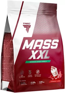 Trec Nutrition MASS XXL 4800 g Strawberry (5901828341205) - Odżywki na masę - miniaturka - grafika 1