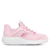 Buty dla dziewczynek - Sneakersy Skechers Bounder-Simple Cute 303585L/LTPK Różowy - miniaturka - grafika 1