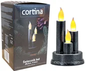 Świeczniki - Świeczka Led Na Baterie Wkład Do Znicza Stroika Znicz Świecznik Płomień - miniaturka - grafika 1