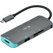 Huby USB - i-Tec USB-C 4K HDMI SD microSD PD 100W | Dostawa 0 zł C31NANODOCKPD - miniaturka - grafika 1