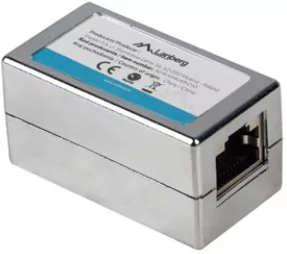 LANBERG Adapter złączka sieciowa RJ45 x2 kat.5e ekranowany + EKSPRESOWA AD-RJ45-RJ45-OS5 - Wtyczki i adaptery - miniaturka - grafika 2