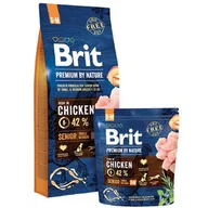 Suplementy i witaminy dla psów - Brit Premium by Nature Senior S +M 8kg NOWA FORMUŁA! |   110-170821 - miniaturka - grafika 1