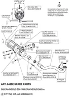 Części motocyklowe - DB Killer zestaw części zamiennych LeoVince tłumik wydechowy S57 - miniaturka - grafika 1