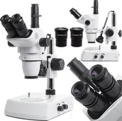 Mikroskopy i lupy - Profesjonalny Mikroskop Optyczny Stereoskopowy Techrebal PC6745 Okular - miniaturka - grafika 1