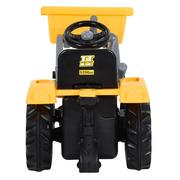 Jeździki dla dzieci - shumee Traktor dziecięcy z łyżką koparki i pedałami żółto czarny - miniaturka - grafika 1