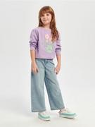 Spodnie i spodenki dla dziewczynek - Sinsay - Jeansy wide leg - Inny - miniaturka - grafika 1