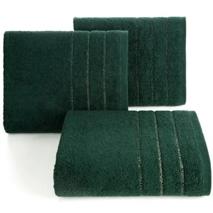 Ręcznik bawełniany Dali 50 x 90 cm ciemnozielony - Ręczniki - miniaturka - grafika 1