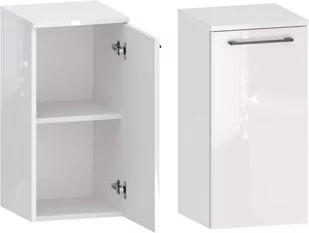 Słupek Łazienkowy ROSEN 35 1D D P- Uchwyt Czarny - Szafki łazienkowe - miniaturka - grafika 1