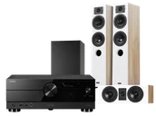 Kino domowe - Yamaha RX-A2A (czarny) + Diva 5 (dąb)+ Diva 7 (dąb) + Basso 880 (czarny) - miniaturka - grafika 1