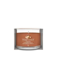 Świece - Pumpkin Cinnamon Swirl - Yankee Candle Signature - mini świeca zapachowa - nowość 2024 - miniaturka - grafika 1
