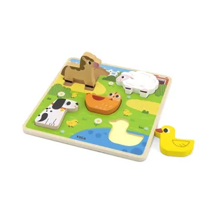 Viga 44662 Drewniane puzzle - Farma - Puzzle - miniaturka - grafika 2
