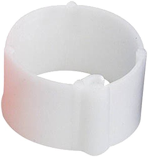 Klipsy do drobiu o średnicy 12 mm, białe, 100 sztuk