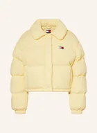 Moda i Uroda OUTLET - Tommy Jeans Krótka Kurtka Pikowana gelb - miniaturka - grafika 1