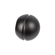 Karnisze - Końcówka Kula do profilu aluminiowego czarna 20 mm - miniaturka - grafika 1