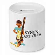 Skarbonki - SKARBONKA DLA SYNA SYNEK ARTYSTA PREZENT z Nadrukiem ze Zdjęciem - miniaturka - grafika 1