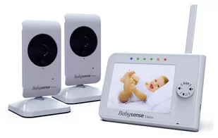 BABYSENSE V35PG 2 kamery - Elektroniczne nianie i monitory oddechu - miniaturka - grafika 1