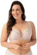Biustonosze - Gorsenia Alicante 647 beżowy biustonosz półusztywniany - miniaturka - grafika 1