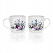 Kubki - Zestaw 2 Kubki Ceramiczne Lawenda 2X360Ml Kubek - miniaturka - grafika 1
