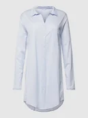 Bielizna nocna - Koszula nocna w jednolitym kolorze z listwą guzikową - miniaturka - grafika 1