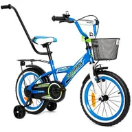 Rowery - Rower dziecięcy GERMINA BMX 16 cali dla chłopca Niebieski - miniaturka - grafika 1