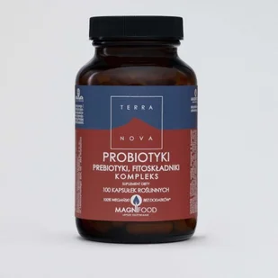 Terranova Terranova Probiotyki Prebiotyk, fitoskładniki kompleks 100 kaps. wegańskich - Suplementy naturalne - miniaturka - grafika 1