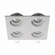 Lampy pozostałe - SQUARE SPOT BIAŁY/WHITE 20069-WH CHUCK DL 4 - miniaturka - grafika 1