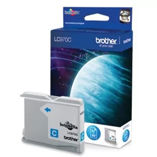 Tusz Oryginalny Brother LC-970 C (LC970C) (Błękitny) - Tusze oryginalne - miniaturka - grafika 1