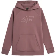 Bluzy damskie - Bluza damska 4F F0765 burgund 4FAW23TSWSF0765 60S-L - miniaturka - grafika 1