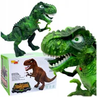 Figurki dla dzieci - Dinozaur na baterie ryczący chodzący z dźwiękiem tyranozaur t-rex zabawkowy - miniaturka - grafika 1