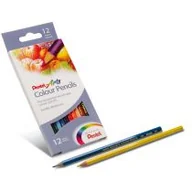 Kredki, ołówki, pastele i pisaki - Pentel Kredki ołówkowe 12 kolorów CB8-12 - miniaturka - grafika 1