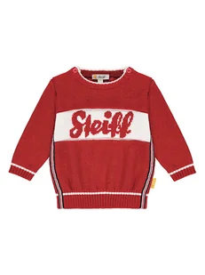 Steiff Sweter w kolorze czerwonym - Bluzy i sweterki niemowlęce - miniaturka - grafika 1
