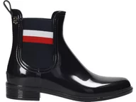 Kalosze damskie - Tommy Hilfiger Kalosze FW0FW05969 36 Corporate Ribbon Rainboot - miniaturka - grafika 1