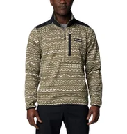 Odzież trekkingowa damska - Bluza polarowa męska Columbia Sweater Weather Printed Half Zip II - miniaturka - grafika 1
