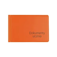Dyplomy i okładki - BIURFOL Okładka na dokumenty ucznia małe orange - miniaturka - grafika 1