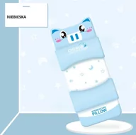 Kołdry i poduszki dla dzieci - Poduszka Do Kształtowania Główki Dla Dziecka Niebieska Nice Life - miniaturka - grafika 1