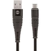 Kable USB - Forever Shark USB-C czarny 2220893 - miniaturka - grafika 1