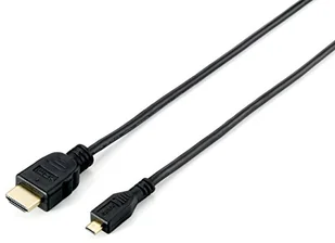 Equip Kabel HDMI Micro HDMI 1m Czarny 119309 - Kable - miniaturka - grafika 1