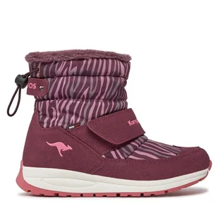 Śniegowce KangaRoos K-Pe Marty Rtx 18935 000 6347 Różowy - Buty dla dziewczynek - miniaturka - grafika 1