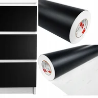 Okleiny - Okleina Meblowa Czarna Matowa 100cm x 100cm Oracal - miniaturka - grafika 1