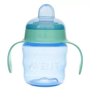 Philips AVENT Kubek niekapek z uchwytami 6m+ kolor niebieski 551/05 200 ml - Kubki dla dzieci - miniaturka - grafika 3