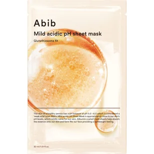Abib Mild Acidic pH Sheet Mask Glutathiosome Fit, Maska w płachcie do twarzy - Maseczki do twarzy - miniaturka - grafika 1